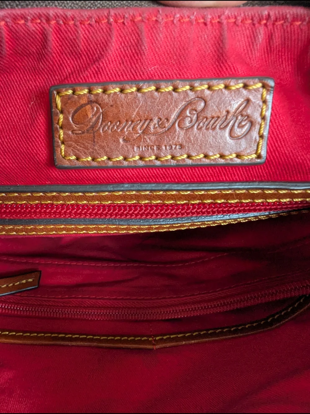 Dooney & Bourke Pink Shoulder Hobo Bag